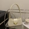 Bolso informal de moda con texto para axilas, primavera de 2025, nuevo y distintivo bolso de hombro portátil y elegante, bolso cruzado moderno con texto.