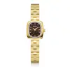 Moda Estilo Coreano Vintage Elegante Pequeño Dorado Reloj de Mujer Estilo Femenino Más Vendido Estudiante Nicho Reloj Dropshipping