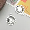 1 nuevo colgante retro de aleación de plata antigua simulación estrella luna sol colgante accesorios para manualidades