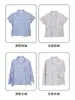 Batas de Paciente Rayadas de Hospital, Ropa Médica para Hombres y Mujeres, Personalizable con Texto Impreso, Uniformes de Trabajo para el Cuidado del Paciente