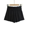 Shorts Casuais Soltos com Cintura Marcada Renda Estilo Spice Girl Verão 2024 Feminino Estilo Coreano Solto Emagrecimento Calça de Casa
