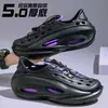 Sapatos Masculinos com Solado Grosso e Furos 2026 Novo Verão Outdoor Antiderrapante Resistente ao Desgaste Tipo Crocs EVA Sem Cheiro Chinelos Frescos Masculinos