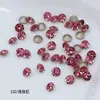 Arte de Uñas Diamante 4mm Rhinestone Redondo Colorido K9 Fondo Puntiagudo Diamante de Vidrio Accesorios para Joyería DIY Decoración Súper Brillante para Uñas