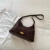 Bolso Simple de Color Sólido Moda Retro 2026 Nuevo Elegante Bolso Tote de Gran Capacidad Bolso de Hombro Único Casual para Viajes Cotidianos Moderno
