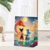 Sacolas de Papel Kraft Lisas em Estoque, Sacolas de Presente com Desenhos, Lembrancinhas de Feriado, Sacolas para Embalagem de Roupas, Sacolas de Embalagem Personalizadas