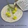 Flores Artificiais Coloridas de Dopamina para Montagem de Cena de Casamento, Arranjos de Flores de Seda, Materiais Florais, Flores para Decoração de Painel de Casamento