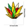 Tyu641-664 Vaso de Flor de Acrílico Decorativo Plug-In Vitral Ornamentos para Plantas Flores Artificiais