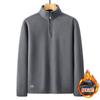 Nueva Chaqueta de Forro Polar para Hombre de Primavera y Otoño Camiseta Base Suéter Suéter Interior Chaqueta Chaqueta con Forro de Polar