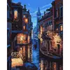 Venta al por mayor de fábrica pintura al óleo digital DIY generación transfronteriza Amazon pintura de paisaje para niños pintura decorativa pintada a mano DIY comercio exterior