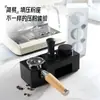 Dispensador de café en polvo y juego de pisón, juego de tres piezas para base de pisón 51/53/58 mm, martillo de pisón de café de fuerza constante