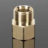 Pistola de água para lavadora de alta pressão de carro adaptador 55/58 14/18 giro diâmetro variável tubo de arame de aço todo cobre 360 interno 22 externo rosca