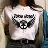Tokio Hotel top mujeres anime harajuku camiseta divertida femenina