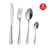 Talheres de Aço Inoxidável Amazon Transfronteiriços Contas Faca Garfo Ocidental para Bife Colher de Sobremesa Colher Colher conjunto