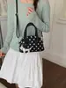 Transfronterizo 2025 Nuevo Bolso Coreano Pequeño Bolso Tote para Mujer Lindo Lunares Nicho Bolso Almohada Bolso de Hombro Cruzado