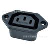 Enchufe AC Enchufe Industrial de Cobre AC-06 con Agujero para Tornillo de Fijación con Oreja Letra de Producto Enchufe C13 Asiento 10A Asiento de Chasis