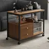 Mesa lateral, mesinha de centro, armário lateral de sofá, mesa de chá móvel, mesinha, prateleira de armazenamento, armário lateral estreito, mesa de chá para lazer na varanda