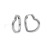 Pandora S925 Cobre Blanco Plateado DIY Pendientes Clásicos de Corazón Pendientes Pendientes Doble C Collar Sencillo para Mujer
