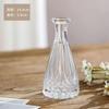 Decoração para casa em estilo aromaterapia pequeno vaso de vidro escritório decoração de mesa vaso nórdico retro alto sentido