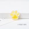 Accesorios de resina, dibujos animados luminosos, linda garra de gato, bricolaje, crema, pegamento, parche para carcasa de teléfono móvil, accesorios para el cabello, parche para refrigerador, accesorios