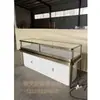 Nuevo Gabinete de Exhibición de Joyería de Acero Inoxidable Nuevo Gabinete de Exposición de Productos Artesanales Vitrina de Cristal para Collares de Jade Oro Titanio