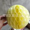 Suprimentos de decoração para quarto de casamento estilo chinês, colares pendentes coloridos de flores de papel dobrado feitas à mão, bolas de favo de mel criativas