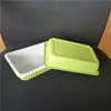 Caja de plástico PP de dos colores caja de embalaje para pato cocido caja de plástico de cierre atmosférico modificado para mantener la frescura