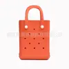 Bolsa de Playa Eva, Bolsa de Gelatina Colorida, Diseño Ligero, Minibolso DIY, Versátil y de Moda para Compras y Viajes Diarios