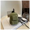 Colgante Mini Cambia Bolsa Pequeña 2025 Transfronterizo Nuevo Nailon Impermeable Multibolsillo Bolsa para Auriculares Bolso de Hombro Cruzado