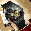 Reloj Multifuncional Poedagar para Hombre Moda Impermeable Luminoso Cronógrafo Reloj de Cuarzo Transmisión en Vivo Exportación Reloj Popular