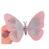 Grampo de Cabelo Borboleta Bordado Super Fada Simulação Dinâmica Borboleta Tridimensional Headwear Antigo Hanfu Infantil Acessórios de Cabelo