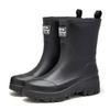 Botas de Lluvia de Caña Media-Alta-Alta, Simples y de Moda, para Mujer, Impermeables, Antideslizantes, Botas de Agua, Zapatos Resistentes al Desgaste para Exteriores, Manga para Cocina, Zapatos para Mujer
