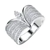 Deseo Europeo y Americano anillo comercio exterior venta caliente Anillo corona diamante Ojo de Caballo anillo diamante grupo de lujo Anillo de Diamante Anillo