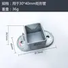 Conector Tubo Quadrado Galvanizado Acessórios Conector Guarda-Corpo de Varanda Base de Fixação de Zinco Peça de Base Artística Orelha Escada de Aço Outro