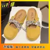 Medias Pantuflas Artísticas Cerradas Estilo Bosque Retro para Mujer, Nuevo Modelo Verano 2025, Pantuflas Perezosas sin Cordones para Mujer