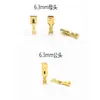 Terminais Conectores de Fio para Veículos Elétricos 2,8/6,3mm Terminais Macho/Fêmea Conectores de Crimpage Amarelos com Carcaça para Terminal de Fiação