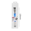Escova pequena de arame de aço, escova de cerdas de PP, escova de limpeza de arame de cobre 7 polegadas Escova de arame de aço inoxidável para reparo de telefone, cozinha e limpeza de rodas de carro