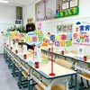 61º Día del Niño Señalización de Escritorio Decoración de Escritorio de Aula - "Corazón Infantil Vuela Libre" Arreglo de Mesa para Decoración de Ambiente del Día del Niño Suministros