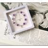 Pulseira de ametista natural de lavanda, pulseira para namorada de estudante, moda, temperamento simples, atmosfera elegante