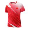 Nova Roupa de Badminton Camiseta de manga curta Verão Masculino Tênis de Mesa Roupas Jersey Roupas de Treinamento Competição Roupas de Equipe Treinador Infantil