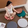 Estilo minimalista japonés cojín redondo para silla cojín para silla de ventanal cojín para glúteos taburete redondo de suelo asiento de cabina cojín redondo pequeño cojín de asiento