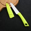 Cuchillo de Fruta de Acero Inoxidable de Cocina de Venta Caliente Cuchillo para Pelar Melón y Fruta Color Caramelo Cuchillo Portátil para Verduras y Frutas 6102