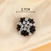 Hermosos Botones Redondos Hechos a Mano con Perlas y Pedrería, Botones de Vidrio, Botones Pequeños Estilo Chanel, Botones de Moda para Accesorios de Ropa