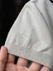 Directo de fábrica, camisa de punto para hombre estilo old money, manga corta, cuello redondo, corte holgado, jacquard, transpirable, top fino de verano