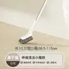 Cepillo de Limpieza Retráctil con Mango Largo Cepillo para Ranuras de Baño Cabezal de Cepillo en Forma de L Piso de Inodoro Juntas Esquina Muerta Uso Doméstico para Limpieza de Pisos