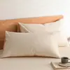 Un par de fundas de almohada 100% algodón, modelo nuevo 2026, algodón puro, 48cmx74cm, fundas para cojín de cama para uso doméstico 2