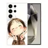 Adecuado para funda de teléfono Samsung S26 Ultra, funda protectora A57, diseño de chica "guiñando" S24, funda suave de TPU, S25 PLUS