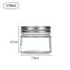 Frasco de Almacenamiento Sellado Botella de Vidrio para Pepinillos Botella Dispensadora de Miel de Grado Alimenticio Taza para Postres de Repostería Botella para Salsa Picante y Mermelada