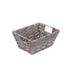 Cesta de Almacenamiento Tejida Grande Escritorio Misceláneo Snacks Caja de Almacenamiento de Llaves Caja de Almacenamiento de Frutas Escritorio de Ratán Lavable