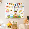 Tela Colgante de Fondo para Fiesta de Cumpleaños Estilo Coreano Ins para Fiesta Infantil, Celebración de los 100 Días, Tela Decorativa, Tela de Pared para Sesiones de Fotos en la Sala de Estar