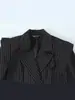 Amazon Comercio Exterior Transfronterizo Moda Nueva para Mujer Color Sólido Hombro Irregular Holgado Cinturón de Raya Adelgazante Blazer